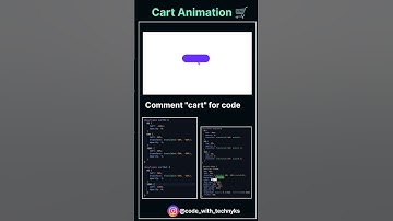 Mind-Blowing Cart Animation Using ONLY CSS! 💡 #HTML #CSSTricks 6/100