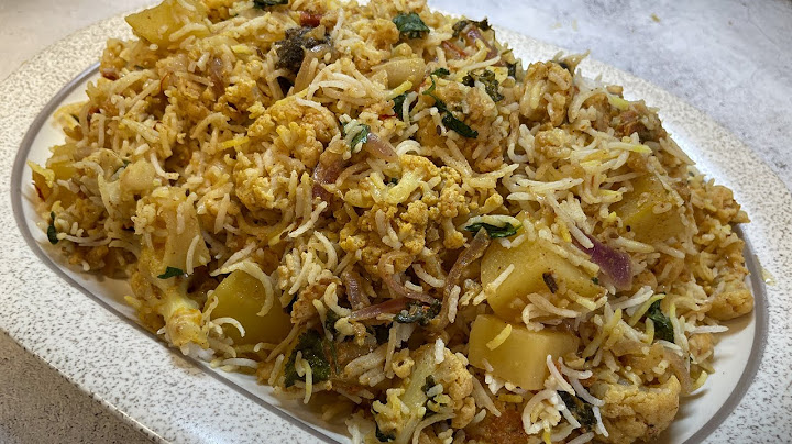 Easy Vegetable Biryani I Dum Veg Biryani Recipe by India by Gastro Guru
