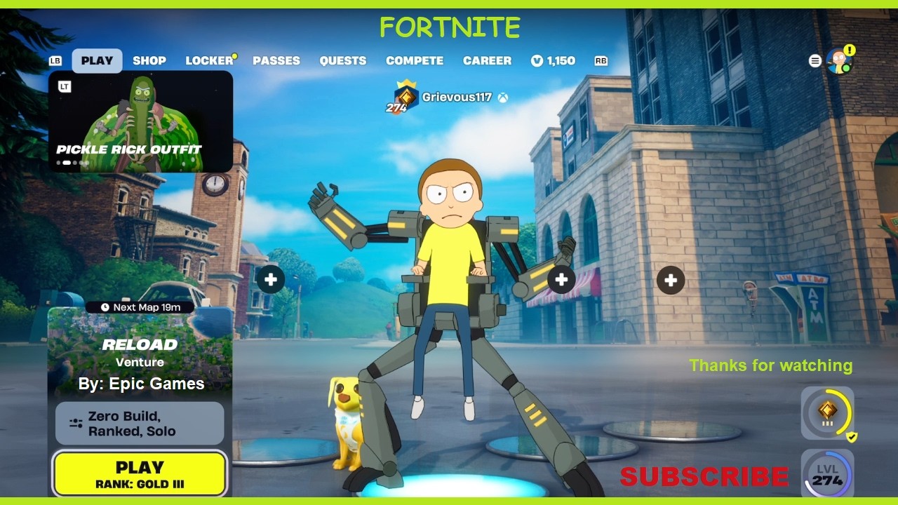 Fortnite: RELOAD Ranked Solo Gameplay | Mecha Morty