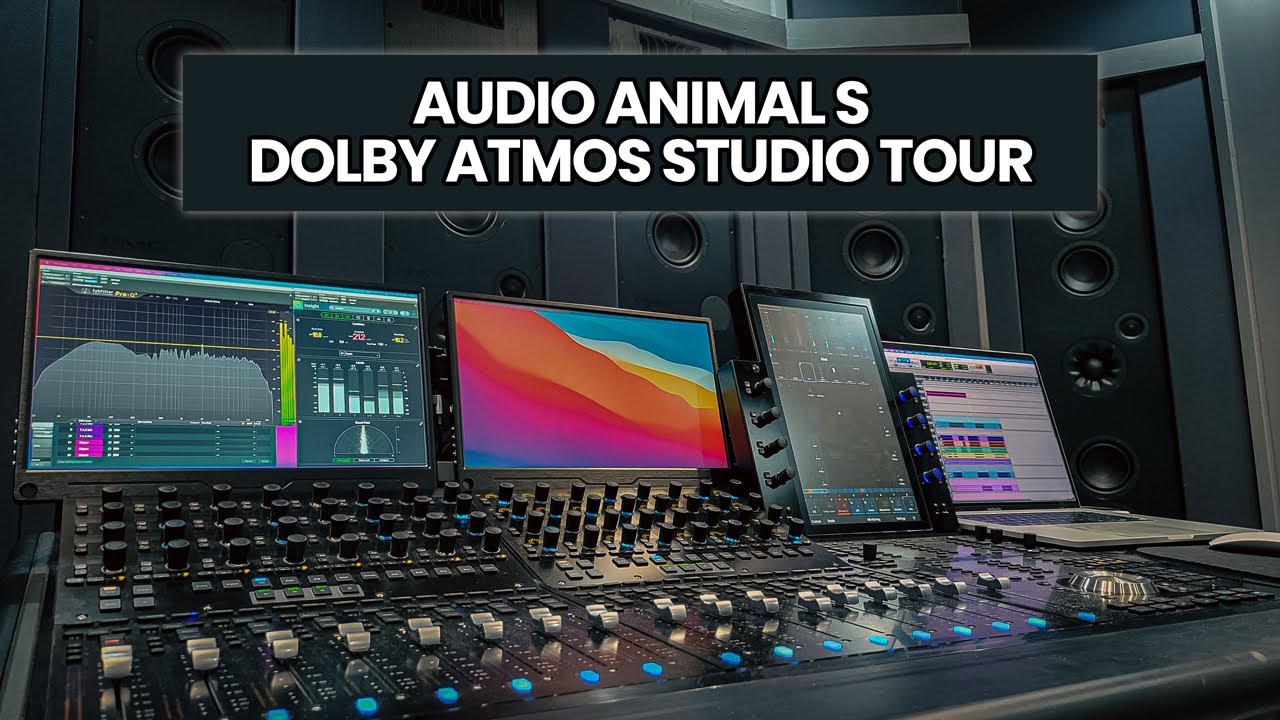 Audio Animals Dolby Atmos Mixing & Mastering Studio Tour - YouTube