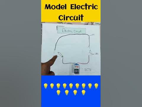 Working Model of Simple Circuit/Simple electric circuit with safety pin ...