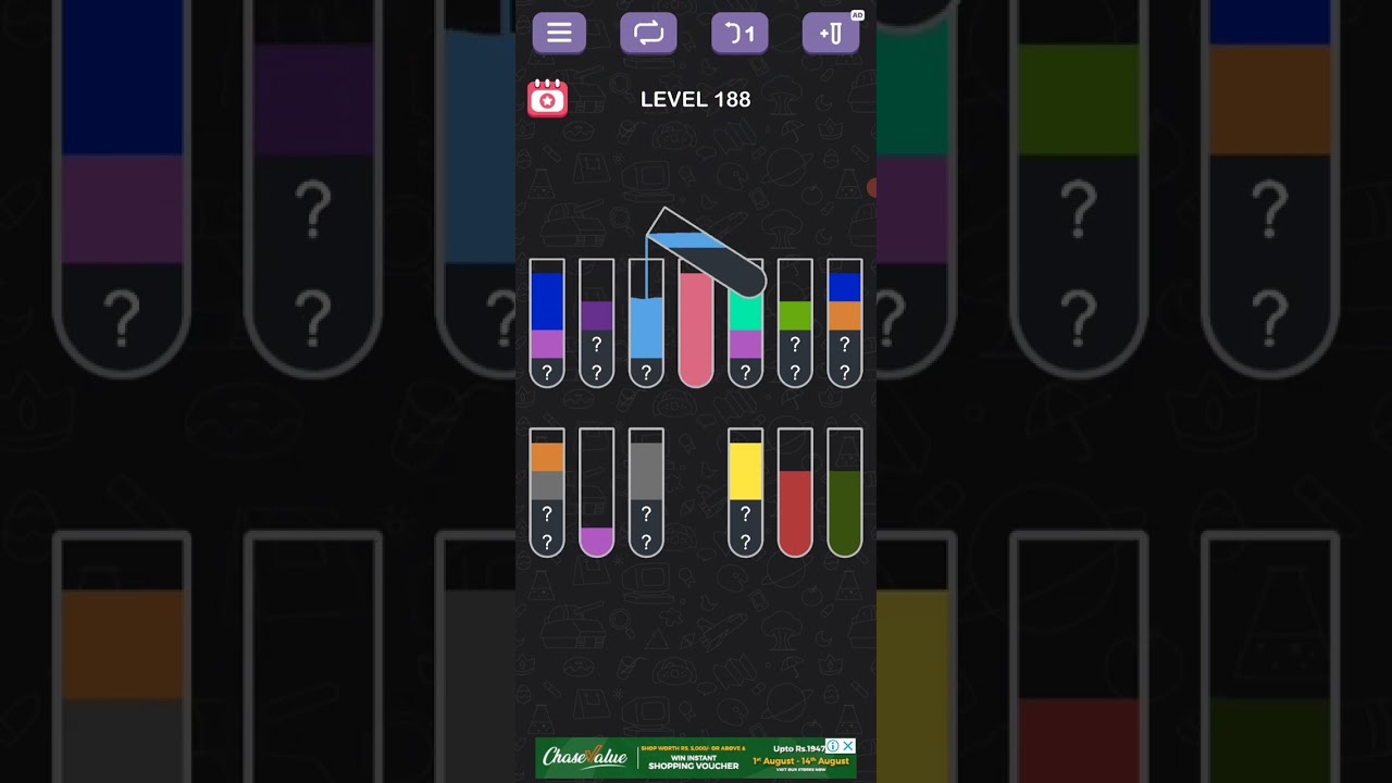 Water Sort Puzzle Sort Color Level 188