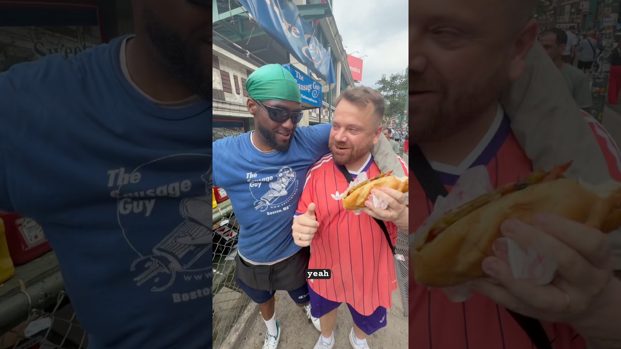 Trying Boston Street Meat 🌭