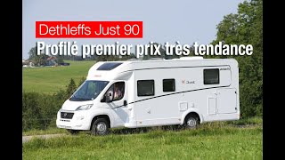 Dethleffs Just 90 T7052 DBL : un profilé premier prix très tendance by VIDEOCAMPINGCAR 9,677 views 3 years ago 1 minute, 53 seconds