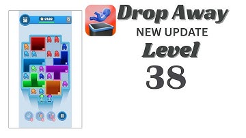 Drop Away Level 38 Walkthrough - NEW UPDATE | Step-by-Step Guide 🧠 | SolutionGuruji