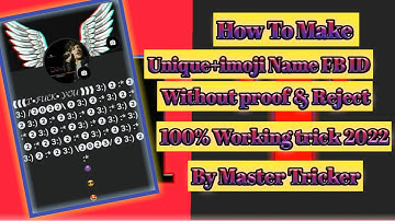 How To Make Unique Name Facebook Account 2022 || Unique Invalid Name Facebook Account 2022