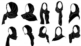 لفات حجاب بالمراحل  hidjab tutorial 