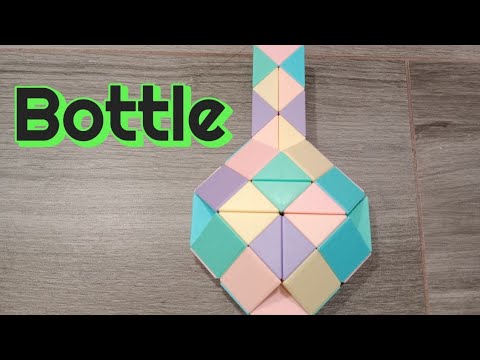 Rubik Snake 36 Bottle #shorts #asmr #fun #satisfying #amazing #fungame #gameplay