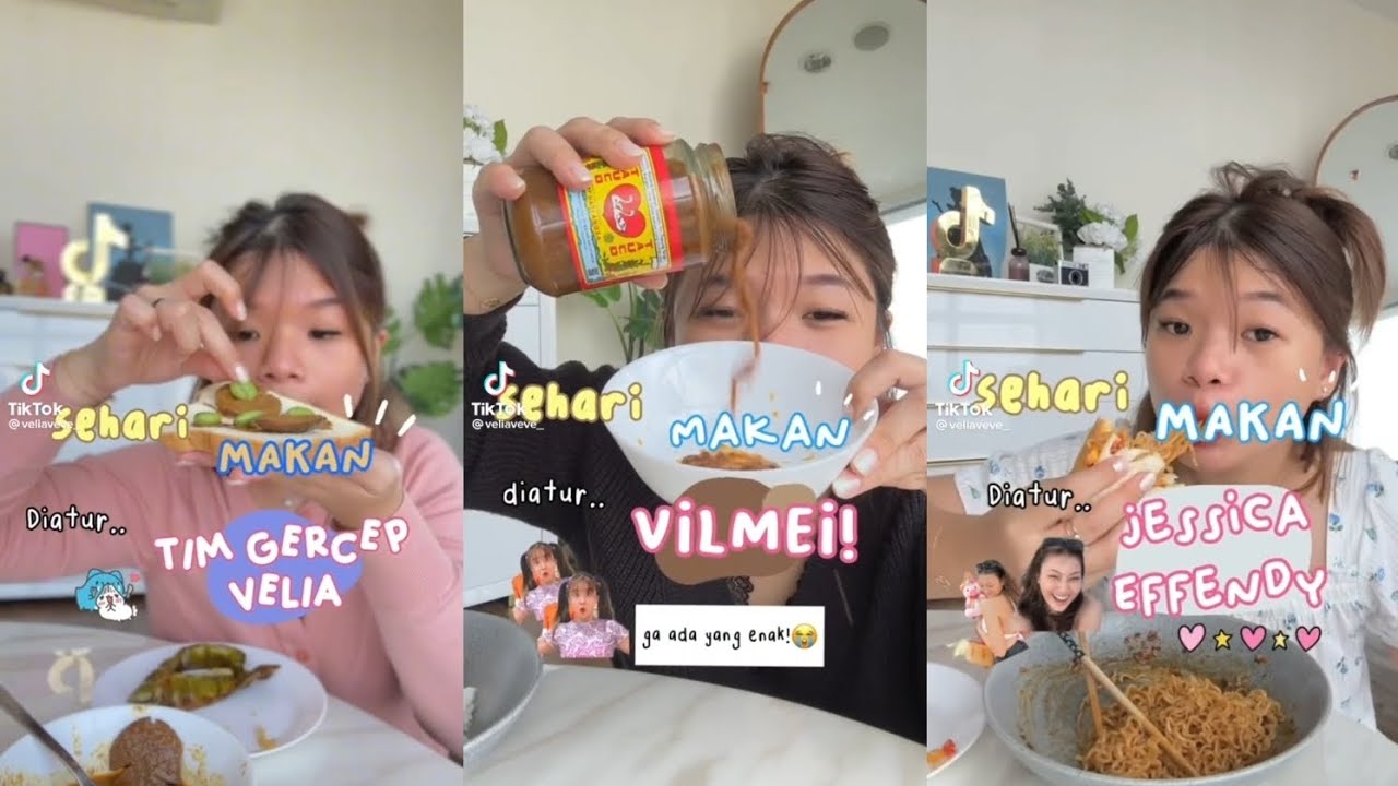 SEHARIAN DI ATUR MAKAN🍜🍖 SAMA TIM GERCEP & tiktokers #tiktok #makan