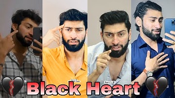 Black Heart Reels🖤 | Broken Heart 💔 | Attitude 🔥 | Boyattitude | gouravch2 | shayari | status
