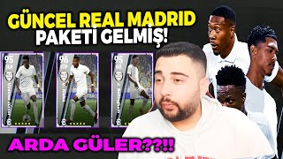 GÜNCEL REAL MADRID PAKETİ GELMİŞ! ARDA GÜLER??! TOP AÇIP FULLEDİM!! eFootball 2023 Mobile