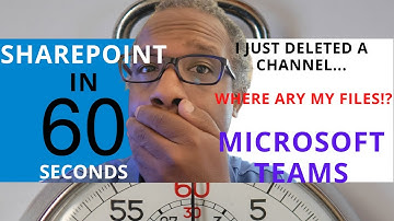 Microsoft Teams: How To Access Files From A Deleted Channel