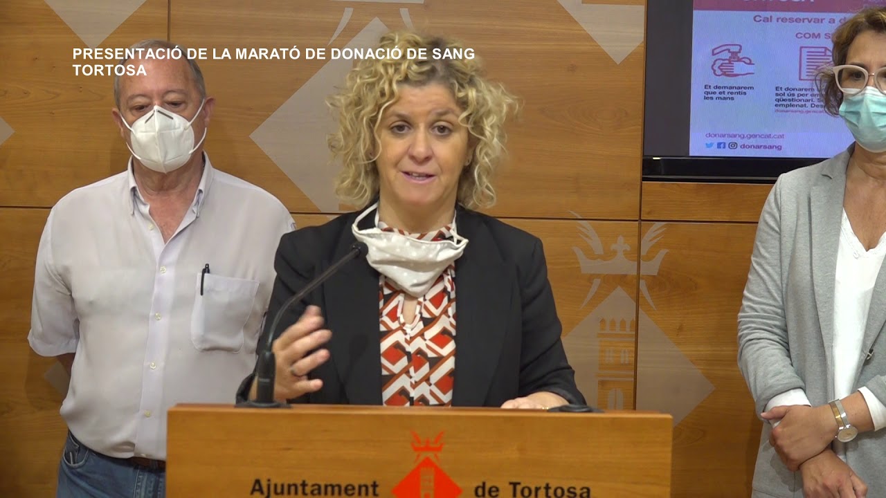 Nova marató de donació de sang a Tortosa - YouTube