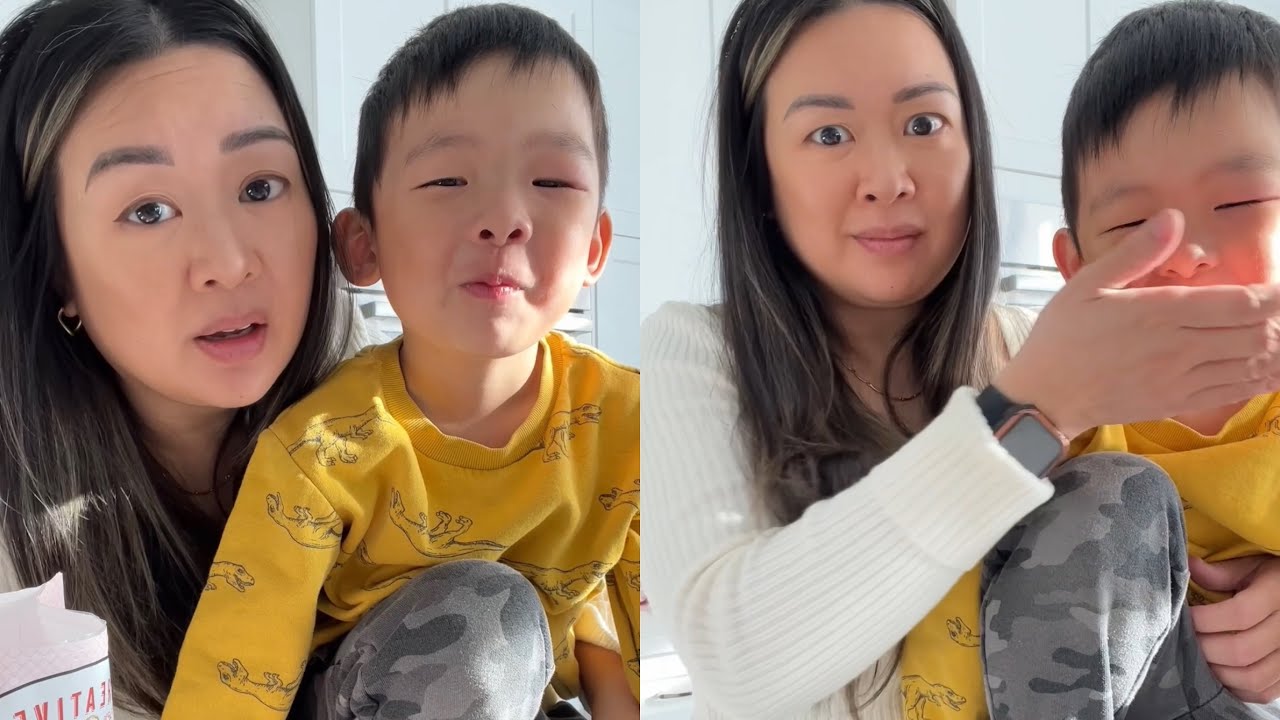 Costco’s strawberry pretzels Food Review with my son YouTube