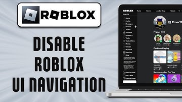 How To Disable Roblox UI Navigation (easy)