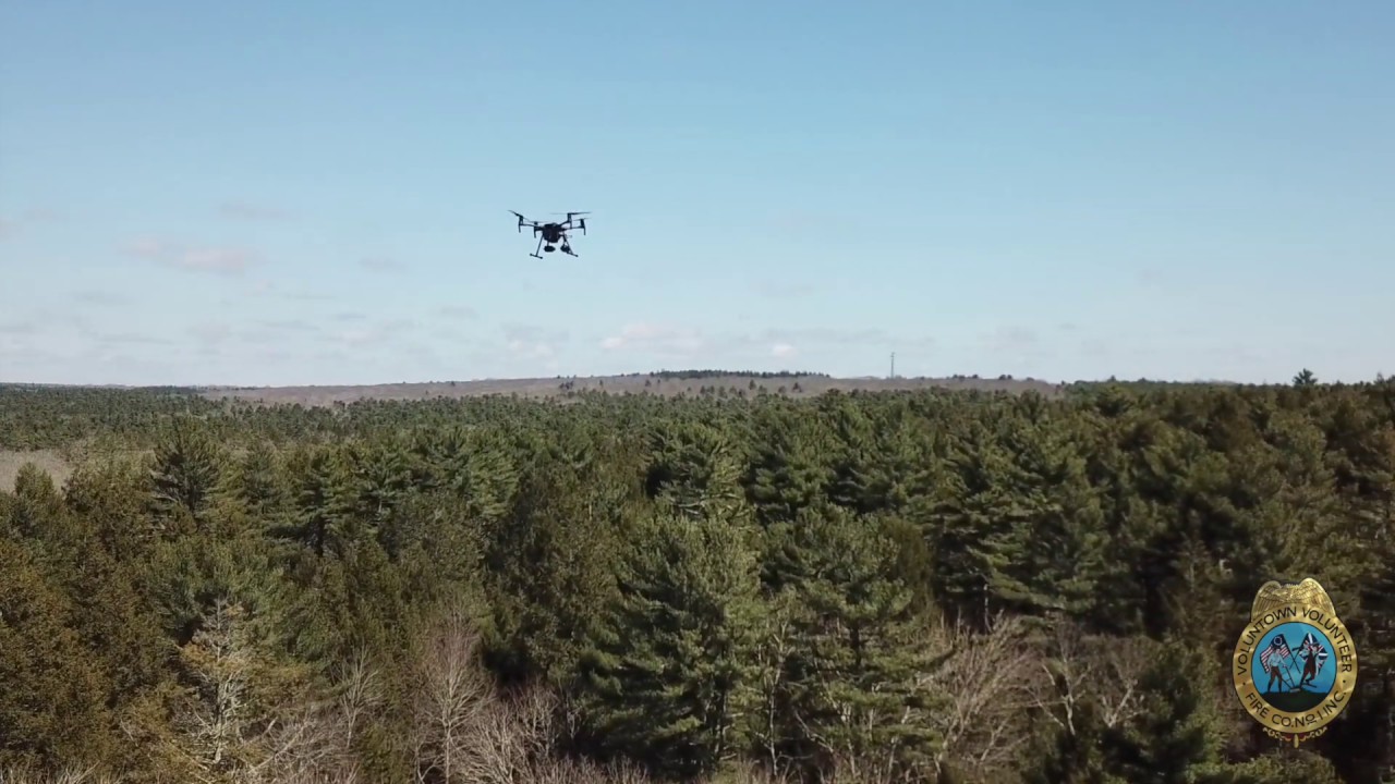 Voluntown Fire Dept Drone Training 4619 YouTube