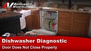 Frigidaire Dishwasher Repair - Door Does Not Close Properly - FFBD2409LS0A