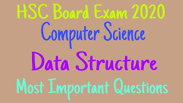 Computer Science important Questions For Hsc Board exam
