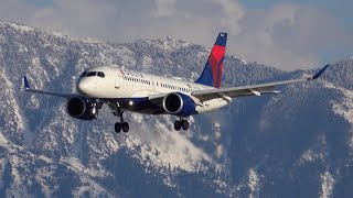 Plane Spotting | Salt Lake City (SLC) - April 7, 2024 - 777-200ER, A220, 767