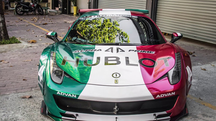 Ferrari 458 italia độ liberty walk giá bao nhiêu năm 2024