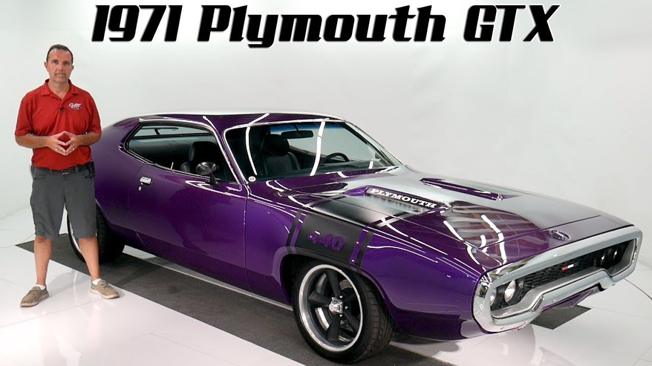 1971 Plymouth GTX Car w/paint & glue