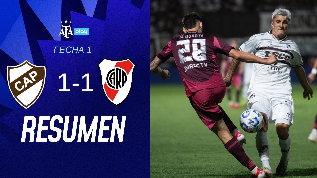 Platense y River no se sacaron diferencias y empataron 1-1 | # ...