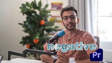 How To Create Negative Text Animation In Premiere Pro
