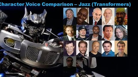 CHARACTER VOICE COMPARISON - JAZZ (TRANSFORMERS)