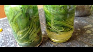 видео: маринованная черемша. картинка: маринованная черемша.