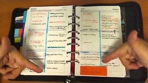Filofax Tip No 24 - Tips For Keeping Your Planner Page Neat - The Australian Way