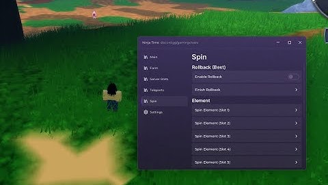 ROBLOX NINJA TIME SCRIPT (ROLLBACK, AUTOFARM, MAX STATS, INFINITE SPIN AND MORE OP SCRIPT NINJA)