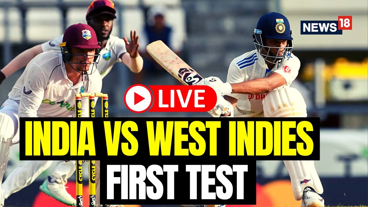 India VS West Indies 2023 Test Match LIVE Scores India VS West Indies Live News India Test Match