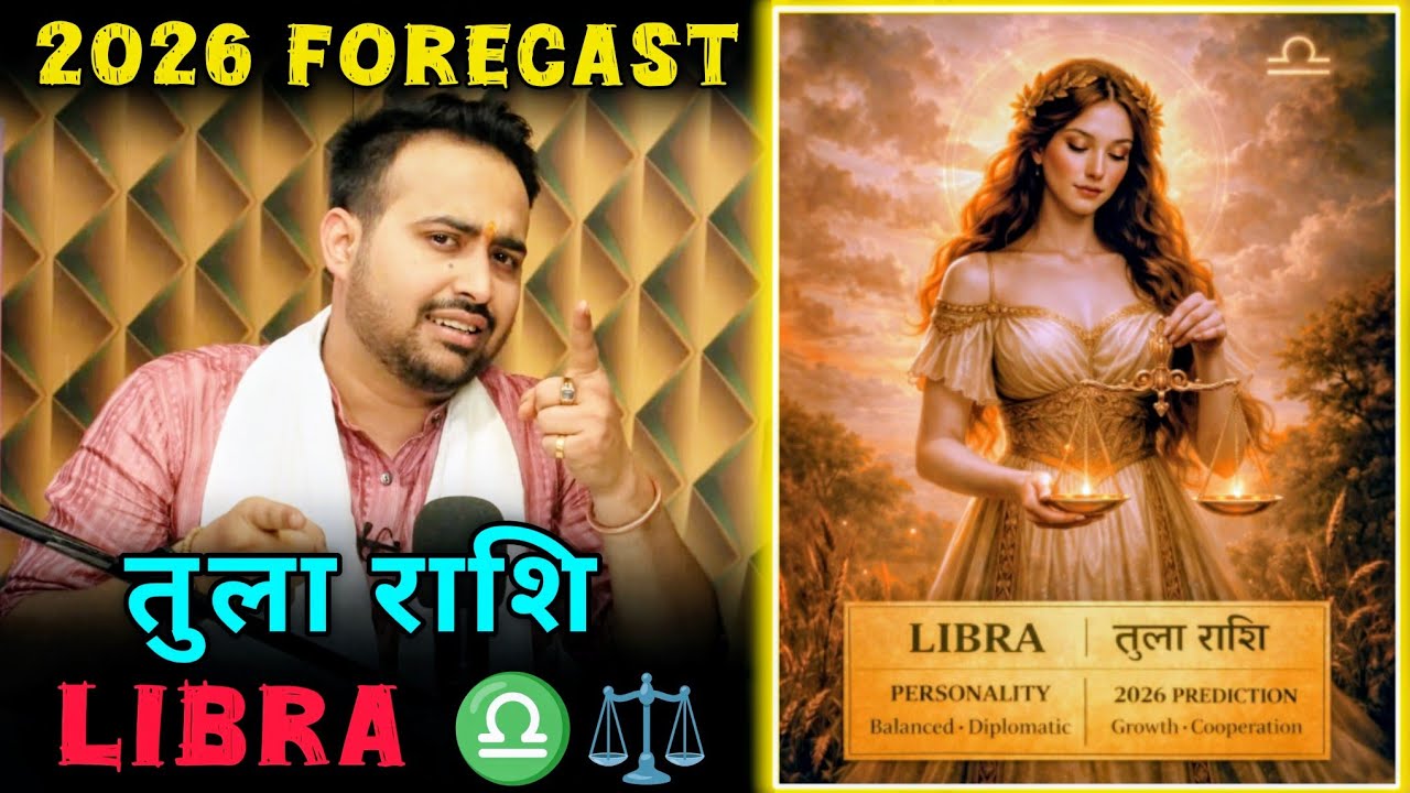Libra ♎ ⚖️ (तुला राशि): Personality and 2026 Jyotish Prediction - Explained by Arun Pandit Ji #libra