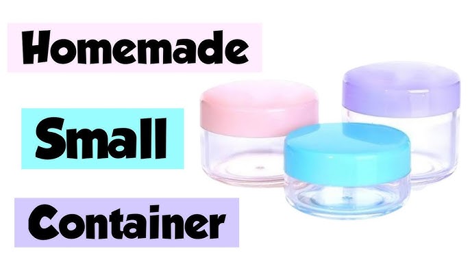 how to make small containers without bottle cap