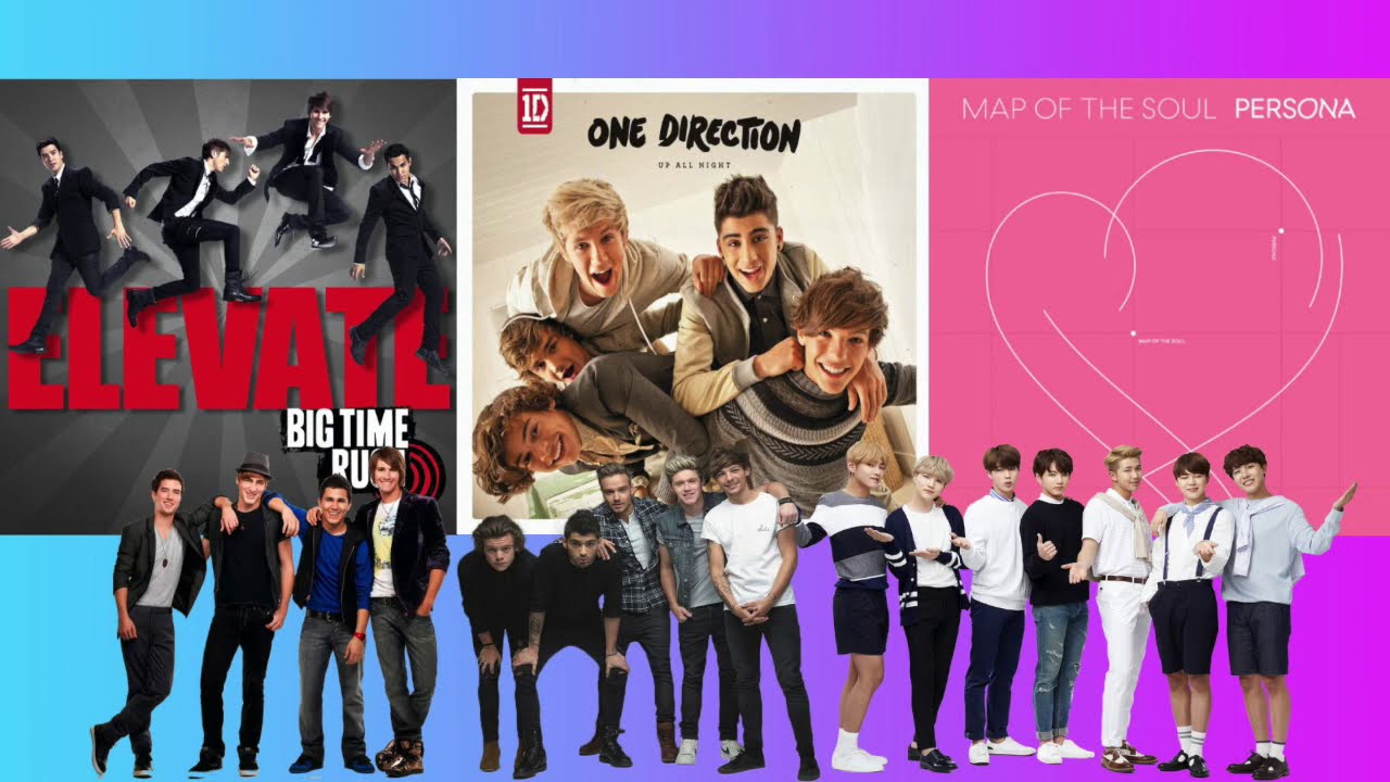 'Beautiful Music Sounds Better Wit Luv' - BTS x Big Time Rush x One Direction Mashup