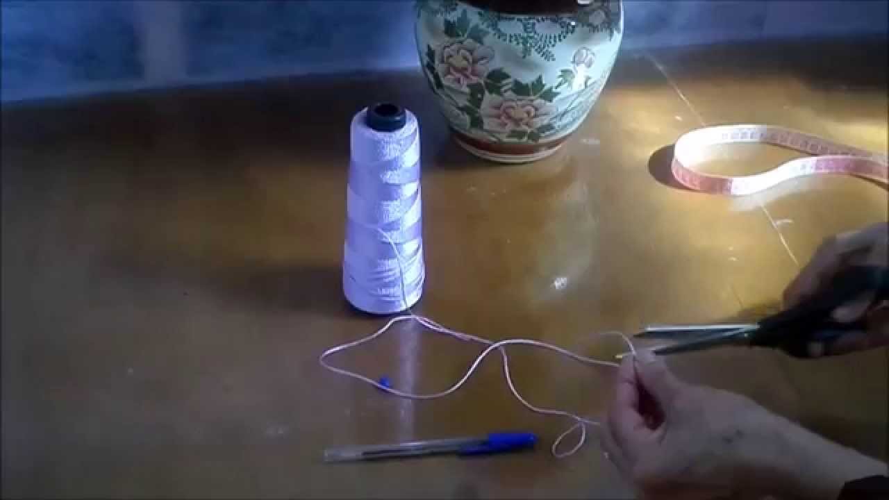 Como Grudar A Caneta Na Parede CORDÃO PARA CANETA - YouTube