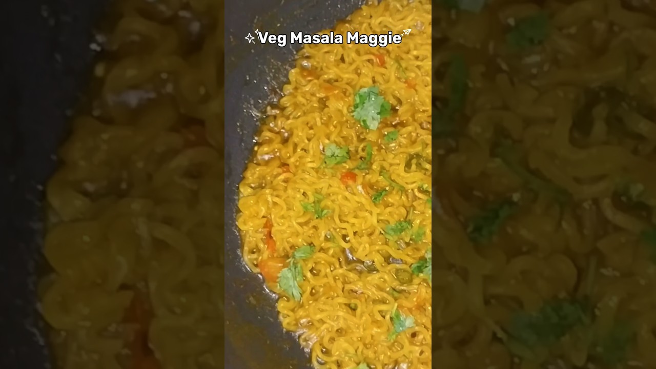 Special Veg Masala Maggie Recipe !    | QuickBites | 