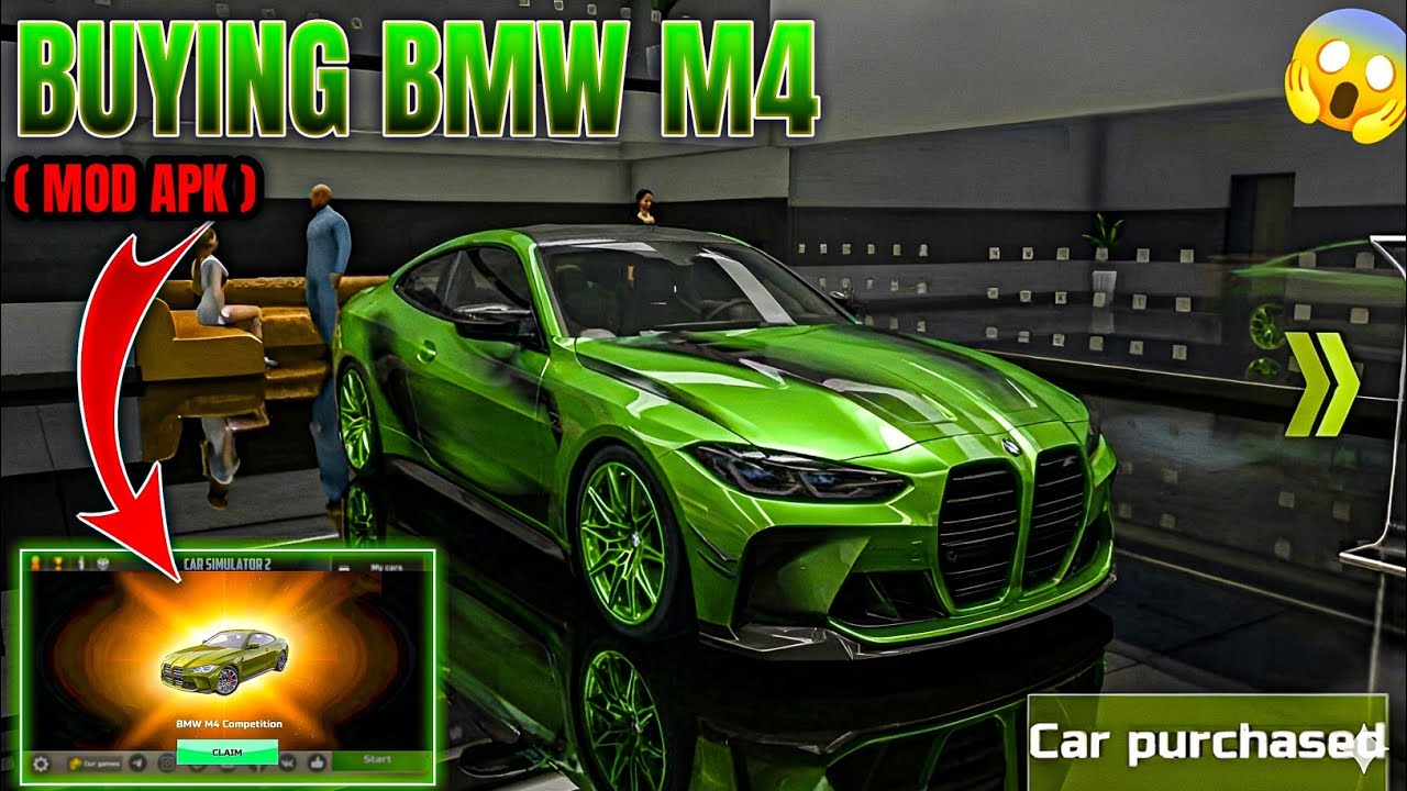 How To Unlock BMW M4 😱 Car Simulator 2