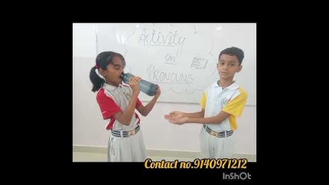Activity on Pronouns by class 3rd