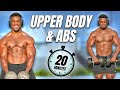 Explosive 20 minute upper body  abs workout  ashton hall