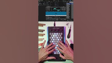 Exquis - @UVIofficial Falcon "Basic Sine PD" x MPE arpeggiator #keyboard #midi #music #controller