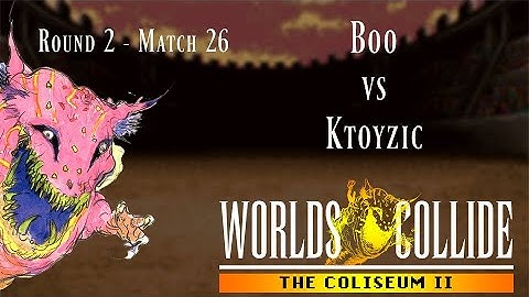 Coliseum II: Round 2 Match 26 - Boo v Ktoyzic - Final Fantasy VI: Worlds Collide Randomizer