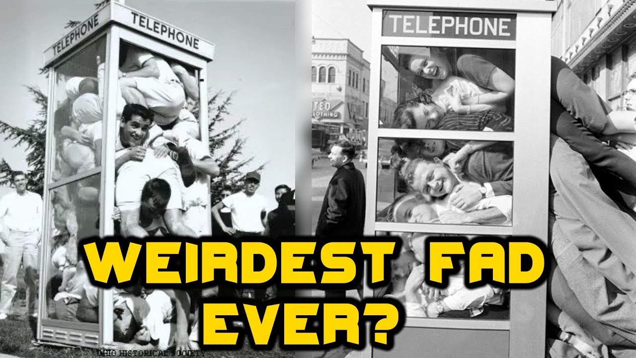 The Weirdest Fad In History Phone Booth Stuffing Youtube The Weirdest Fad In History Phone Booth Stuffing Youtube