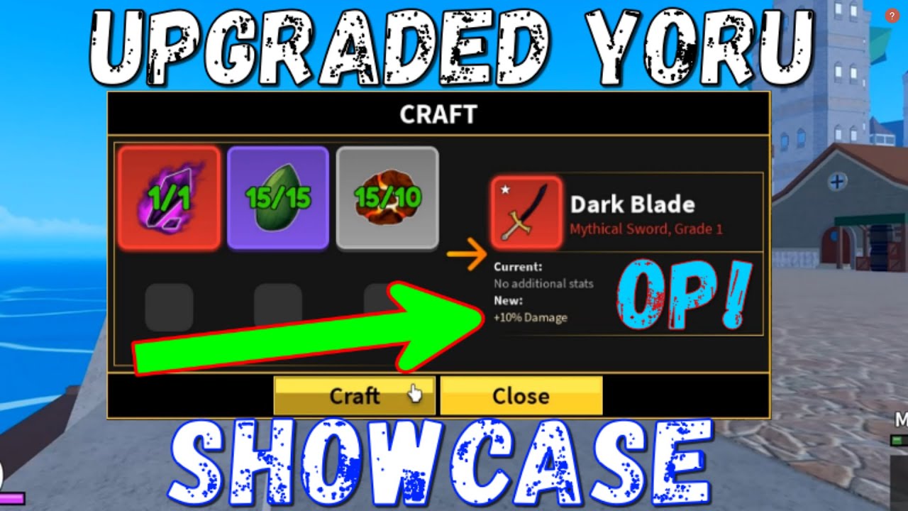 Awakened Dark Blade Showcase Blox Fruits 17.3 YouTube