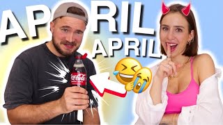 EASY APRIL SCHERZE 😆7 Pranks zum 1. April 😅 2024 - Cali Kessy