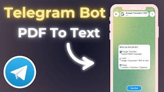 PDF To Text Telegram Bot