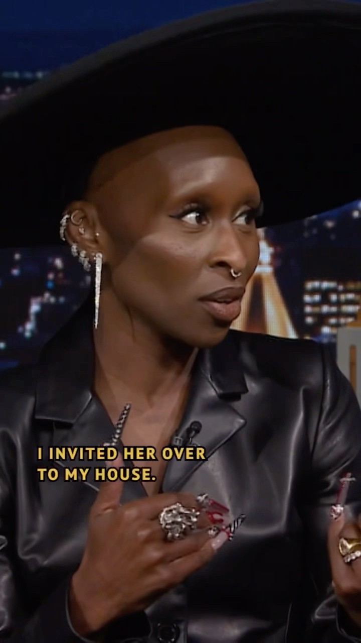 #CynthiaErivo describes the magical moment her \u0026 #ArianaGrande sang “For Good” together ? #Wicked