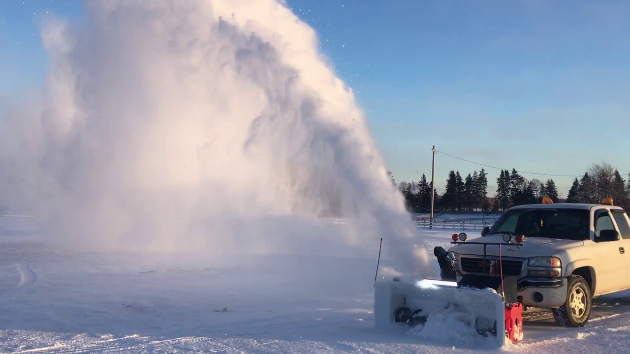 Haan Tech Snowblower side chute YouTube Haan Tech Snowblower side chute YouTube