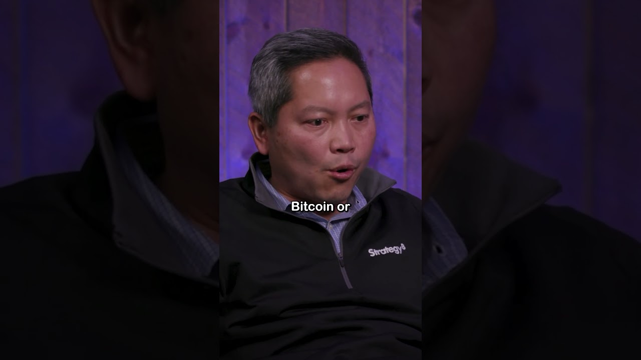 Strategy CEO explains steps for Bitcoin to reach $1 million.  #mstr #bitcoin #investing #podcast