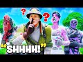 I Went UNDERCOVER on a *SECRET* Default Account in Fortnite...